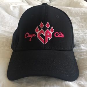 Black and pink Cheer Athletics Onyx Cats hat